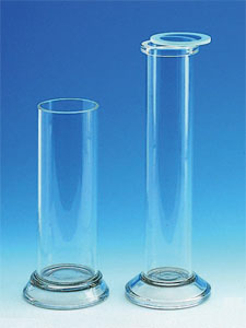 [1178065] Cylinderglas med fot & krage, 200 x Ø60 mm