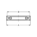 [28122210] KF DN 10/16 centrerring, utvändig, alu/viton