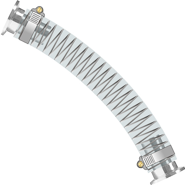 KF DN 25 armerad PVC slang, 50 cm