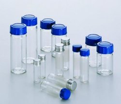 Provbehållare, Ø27x75 mm, 30ml, plastskruvlock