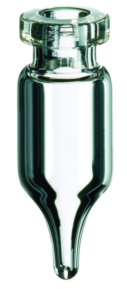 [4001516] Mikrovialer m. krage, LLG, N 11 crimp, 1,1 mL, konisk botten, klar
