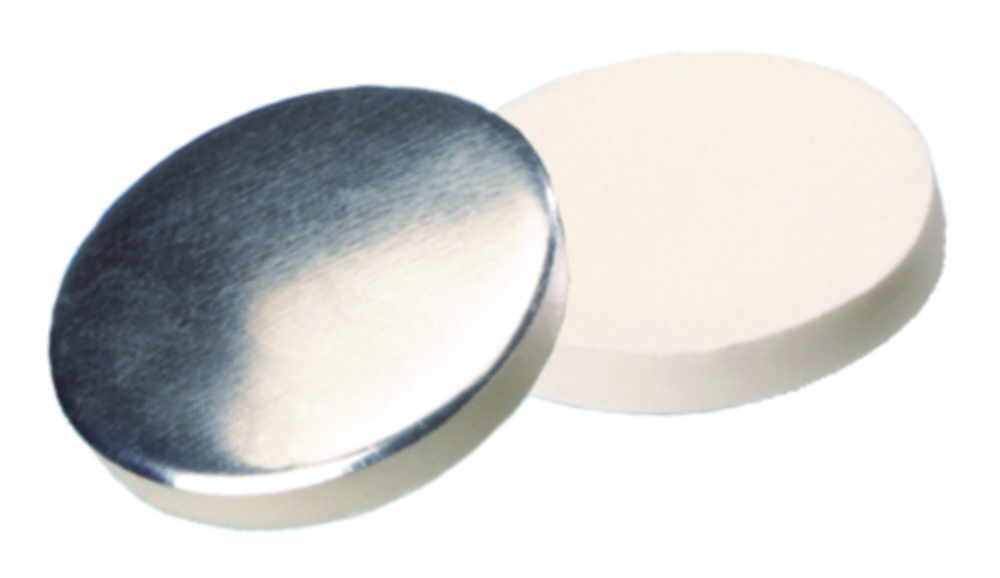 [4001550] Septa, LLG, till N 20 crimp-lock, silikon(vit)/alufolie(silver) 50 A