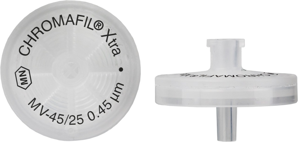 Sprutfilter, Macherey-Nagel CHROMAFIL Xtra, MV/MCE, Ø25 mm, 0,45 µm, 100 st.