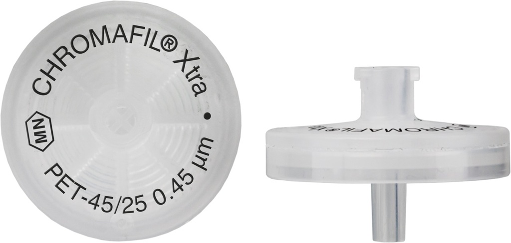 Sprutfilter, Macherey-Nagel CHROMAFIL Xtra, PET, Ø25 mm, 0,45 µm, 400 st.