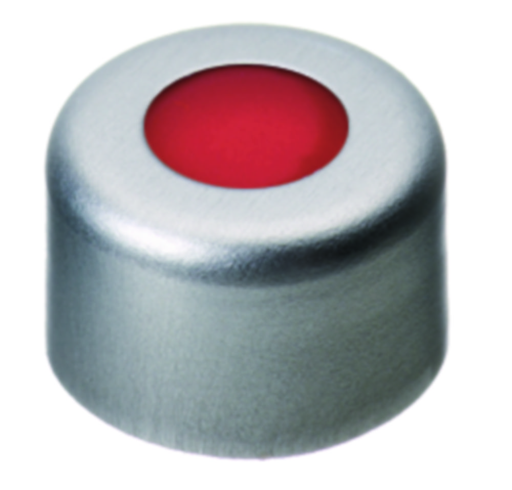 Crimp-lock, LLG, N 8, alu m. hål, silver, PTFE/silikon/PTFE 45 A