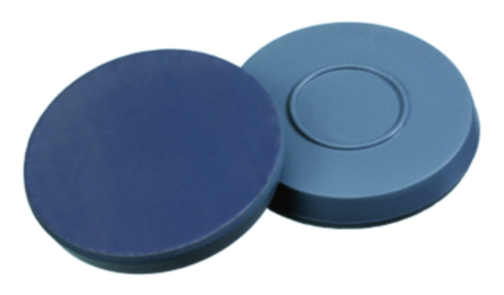 Septa, LLG, till N 20 crimp-lock, butyl(ljusgrå)/PTFE(mörkgrå) 50 A
