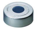 Crimp-lock till headspace vialer, LLG, N 20, alu övertryckslock, butyl/PTFE 50 A, Pharma-Fix