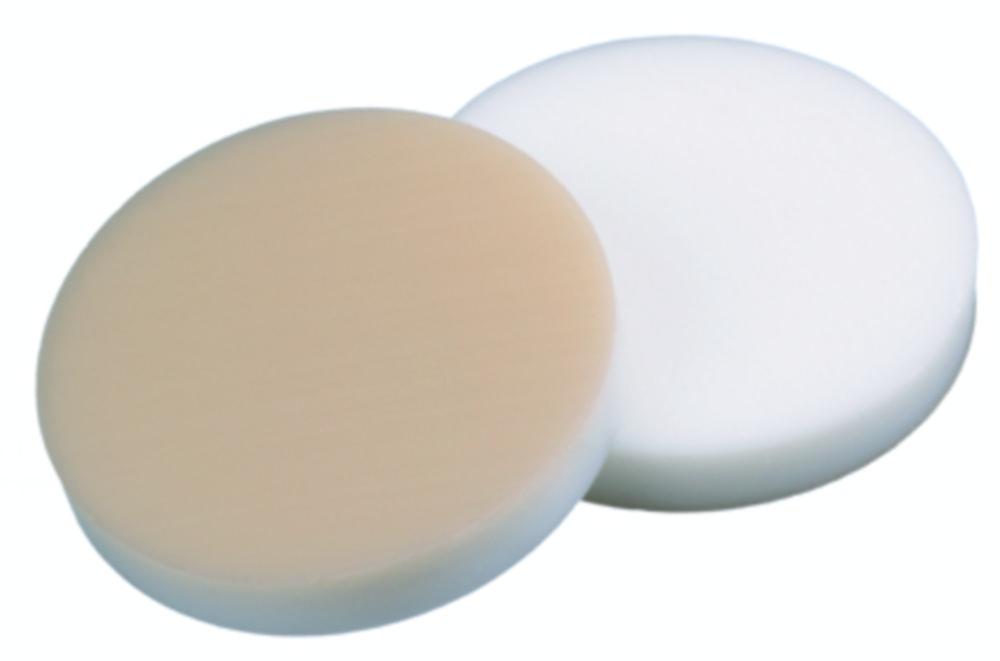Septa, LLG, till N 24 Skruvlock, silikon(vit)/PTFE(beige) 45 A