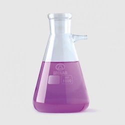 Filtrerkolv, glas-muff, 100 ml, erlenmeyerform