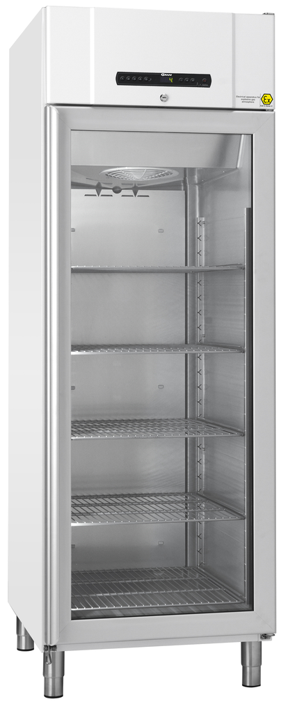 [4563026] Kylskåp, GRAM BioCompact II RR610, +2/20°C, 610L, glasdörr, 5 hyllor, vit