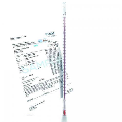 Precisionstermometer, -5 till 100°C i 0,2°C, 420mm