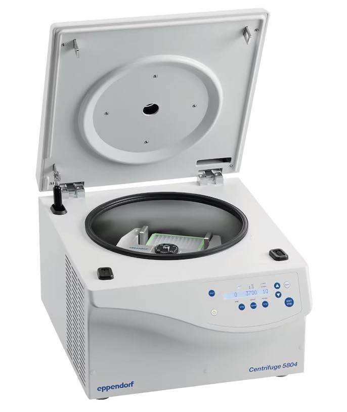 Eppendorf Centrifug 5804, 4 x 250 ml u/rotor
