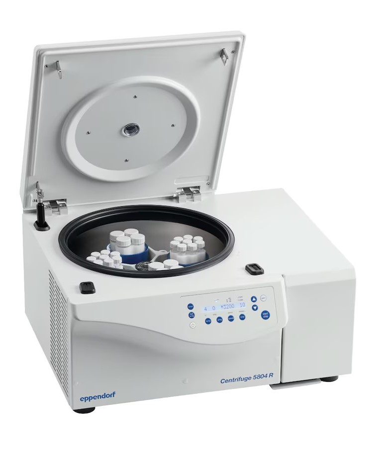 Eppendorf Centrifug 5804 R med kylning, 4x250 ml u/rotor