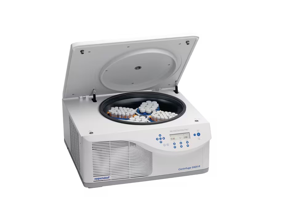 Eppendorf Centrifug 5920 R med kylning, 4 x 1000 ml, u/rotor