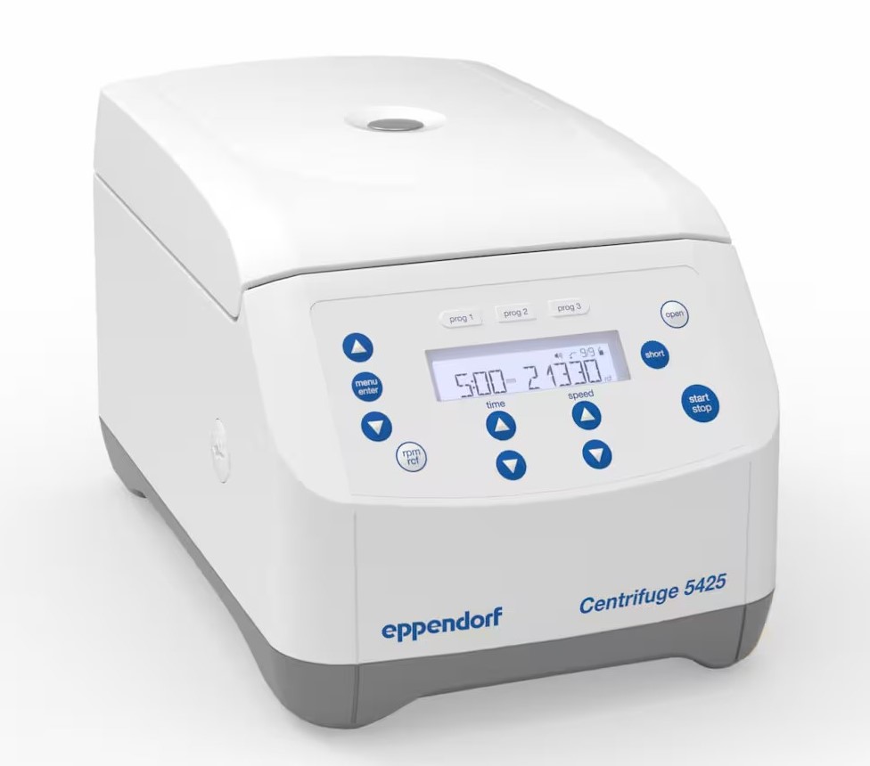 Mikrocentrifug, Eppendorf 5425 med rotor 24 x 1,5 ml