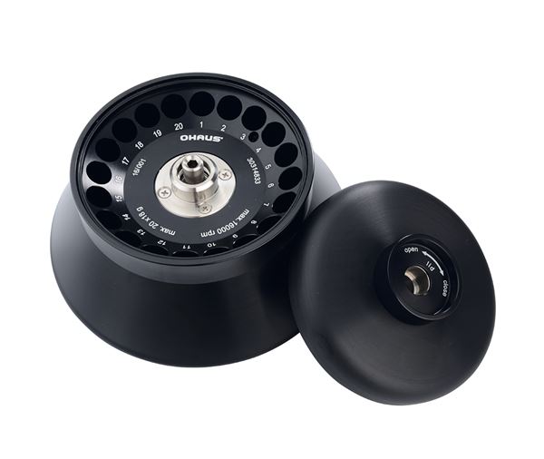 Vinkelrotor, 20 x 10 ml rund botten, High speed