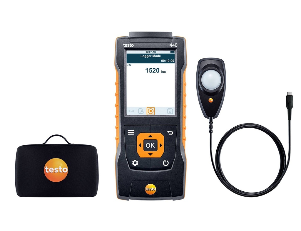 [4663992] Testo 440 med Lux-sensor, transportväska