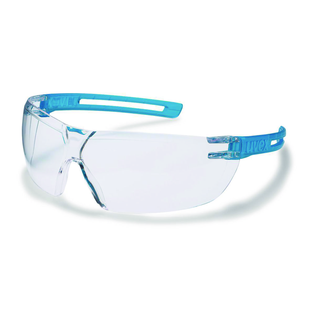 [4664173] Skyddsglasögon, uvex x-fit 9199, klart glas, blåa bågar