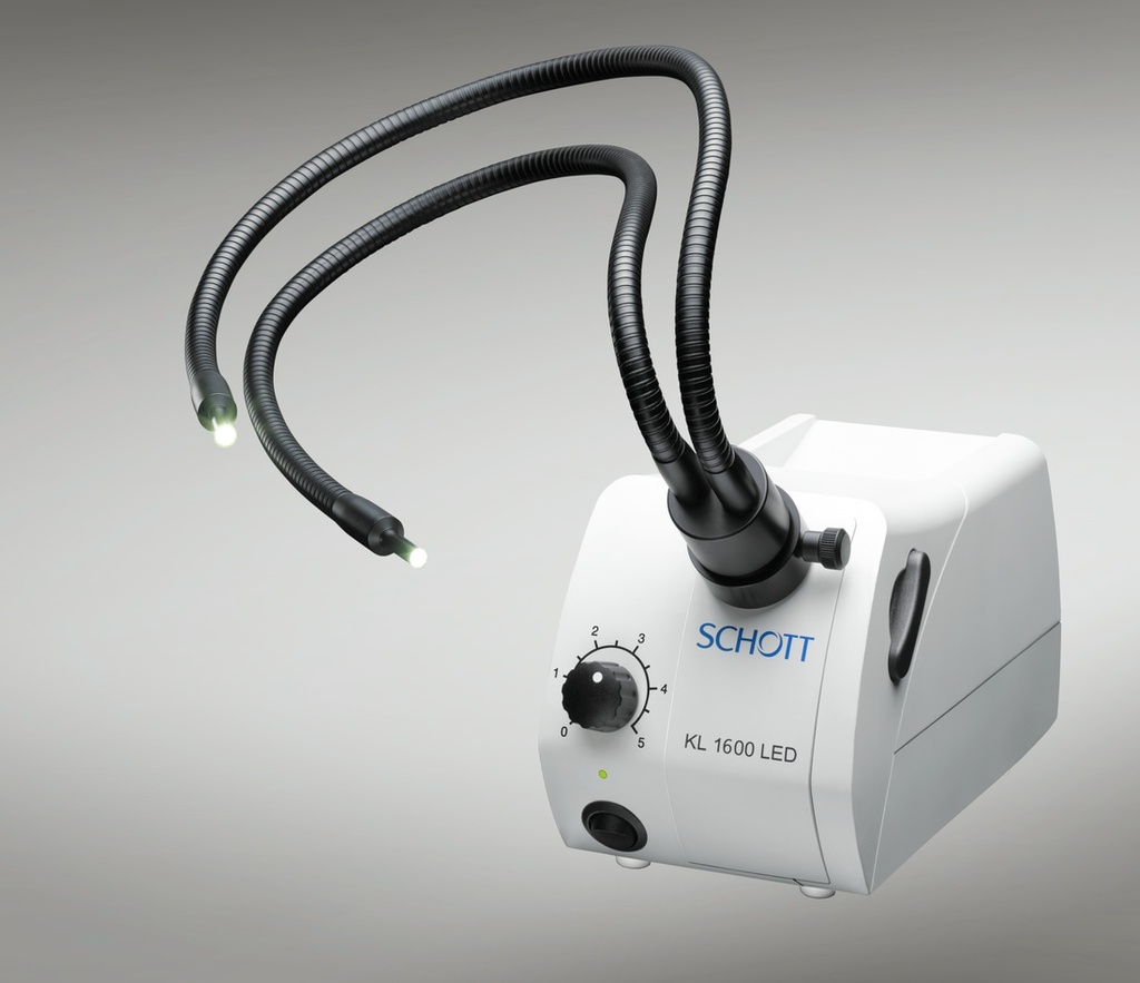 [4666289] Kalltljuslampa Schott KL1600 LED inkl. 2-arms ljusledare