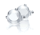 Insatser till 24-brunnars plattor, PET membran 8,0 µm, 4 x 12 st., 48 st.