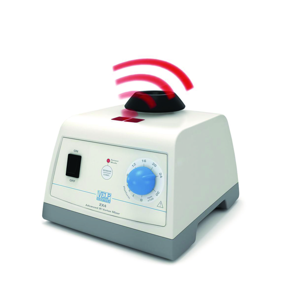 Vortexmixer, Velp ZX4 med IR sensor och hållare