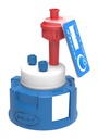 Reservoarlock, SCAT Safety Cap II V2.0, GL 45, 1 x luftventil / 2 x kapillär
