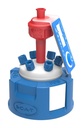 Reservoarlock, SCAT Safety Cap VI V2.0, GL 45, 1 x luftventil / 6 x kapillär