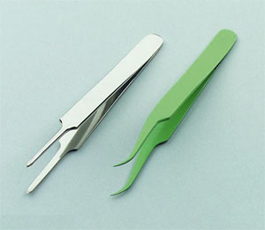 Pincett, rak, antimagnetisk, 105 mm