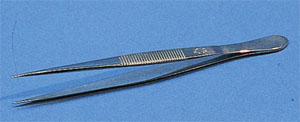 Pincett, rak, spetsig, 145 mm