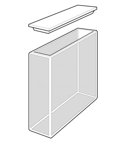 Kvarts kyvett m/PTFE lock, 100 mm ljusväg, 35 ml