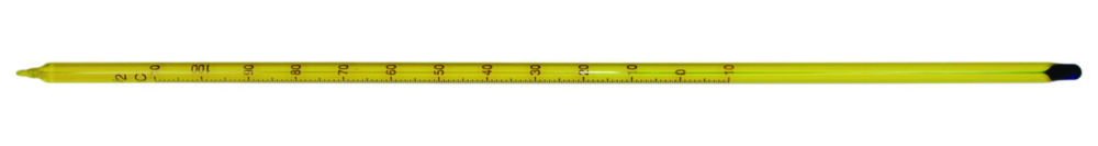 Glastermometer, LLG, "Economy", röd, -10 - +100°C, 1°C