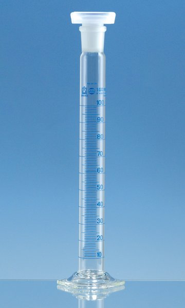 Mätglas 10 ml, BLAUBR®, kl. A, PP propp