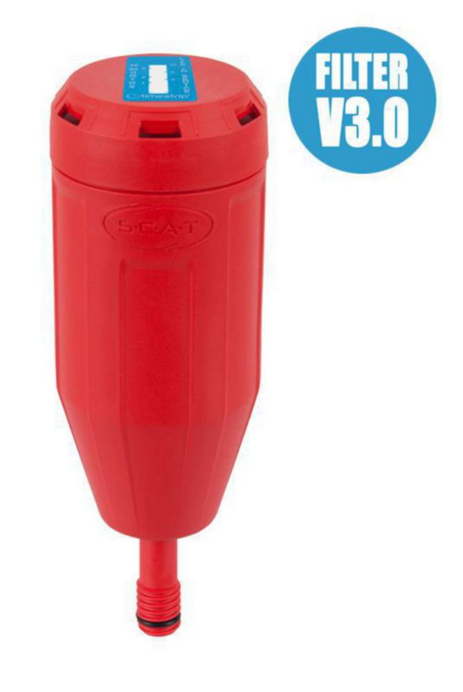 Kolfilter, SCAT Exhaust filter L, V3.0, GL 14, med stänkskydd och livslängdsindikator