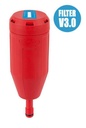[4681462] Kolfilter, SCAT Exhaust filter L, V3.0, GL 14, med stänkskydd och livslängdsindikator