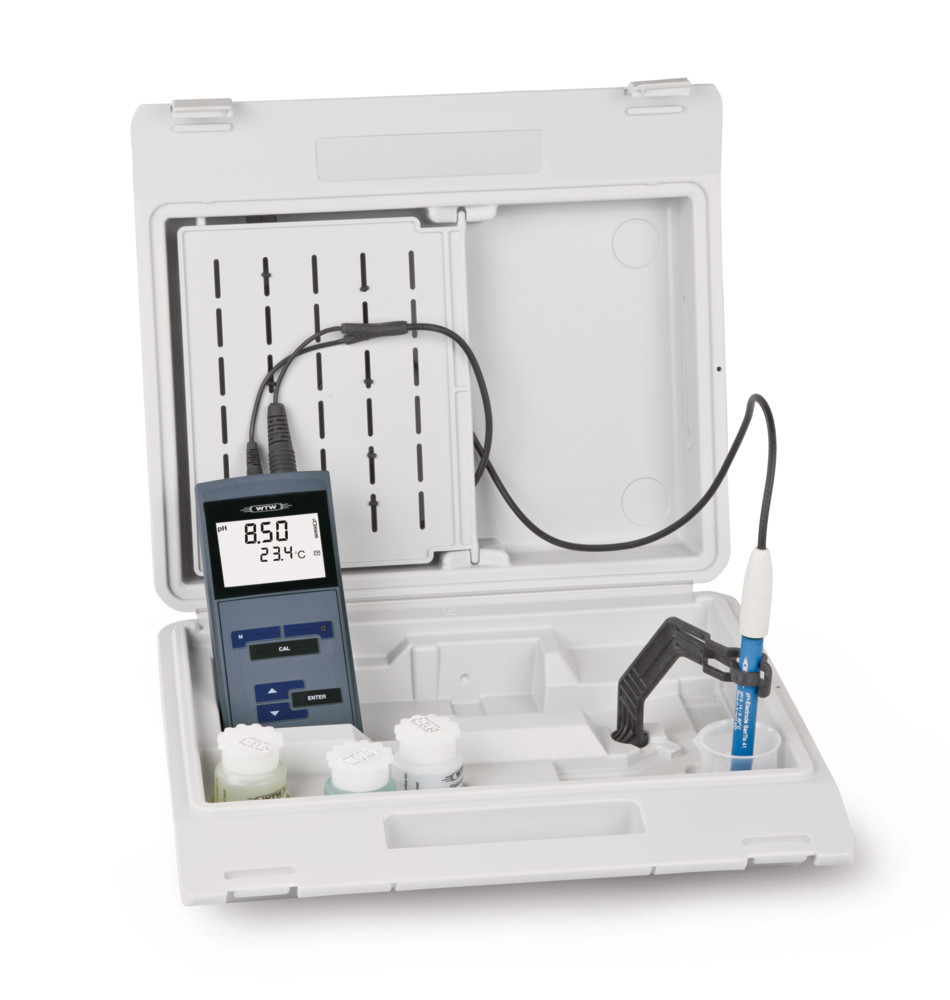 [4684148] pH meter, LLG Premium Line SM Pro 3110, m.väska, elektrod, och tillbehör