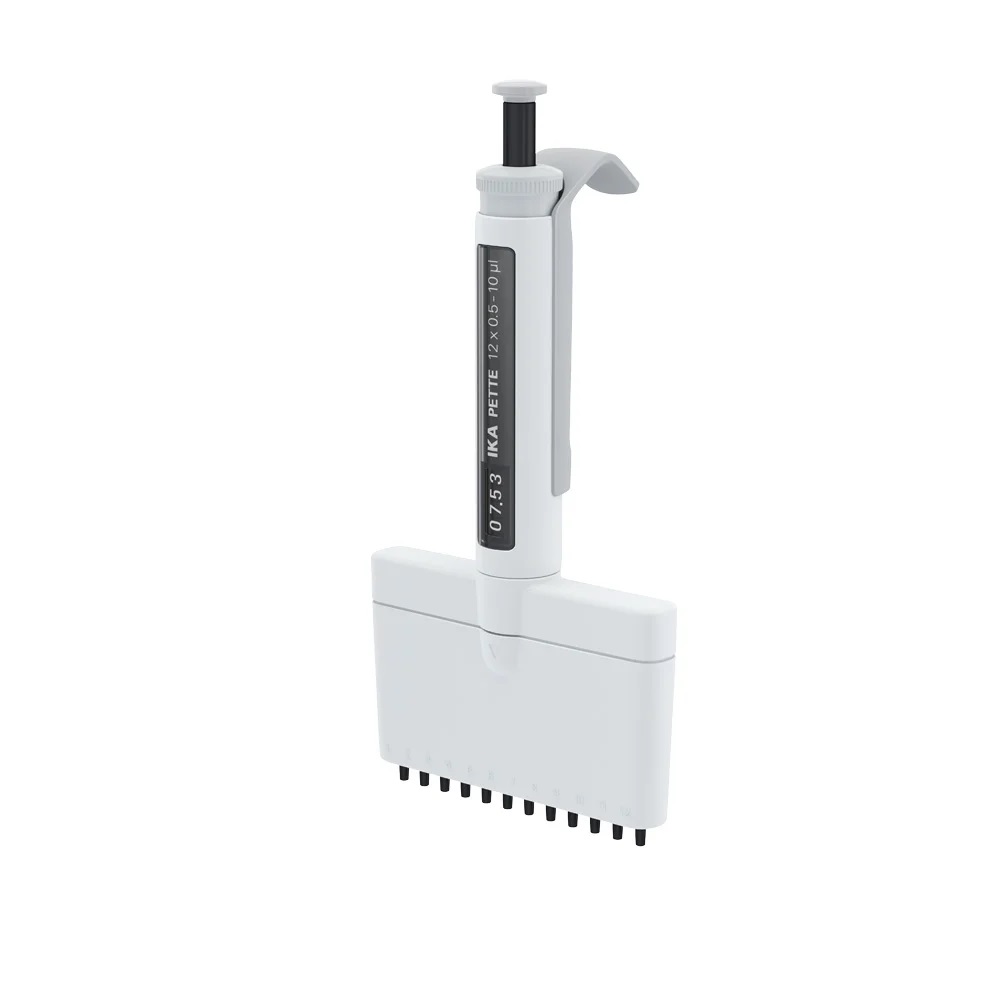 Pipette, IKA PETTE Multi, 12 kanaler, 0,5-10 µL