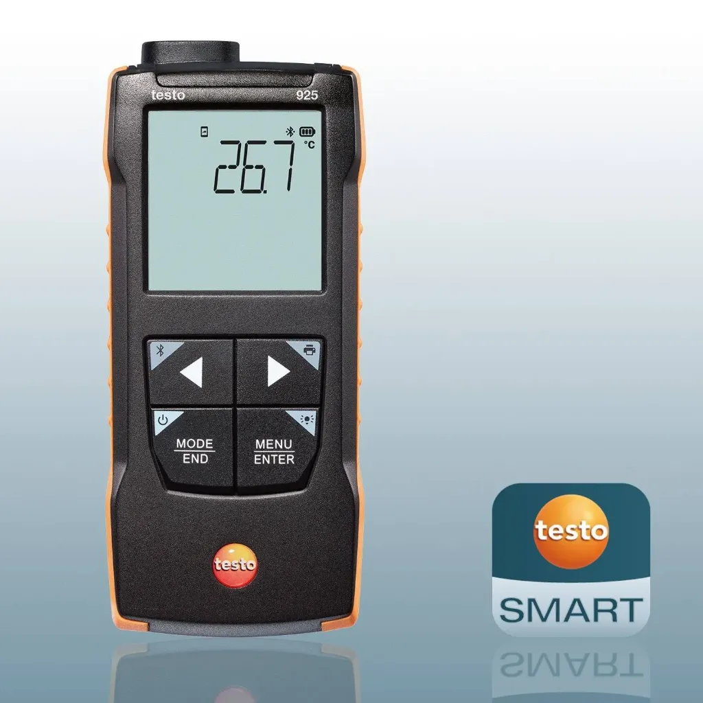 Termometer Testo 925, inkl. sensor typ K, -50/+1000°C