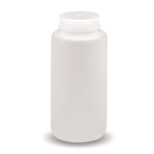Flaska med vid hals, LLG, rund, PP, 500 ml, 12 st.