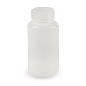 Flaska med vid hals, LLG, rund, HDPE, 1000 ml, 6 st.