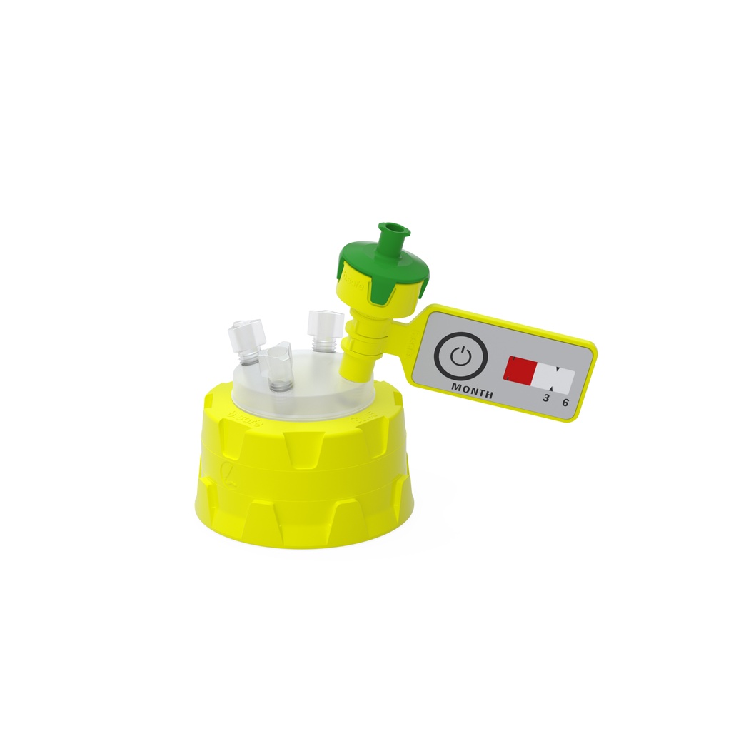 Reservoarlock, Bohlender b.safe Cap PFAS Analytic, GL 45, 4 x UNF 1/4" 28G