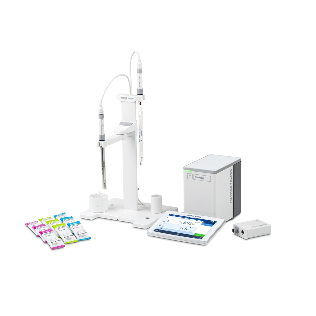 pH/Konduktivitetsmätare, Mettler-Toledo NineFocus NF2300 Pure H2O Kit
