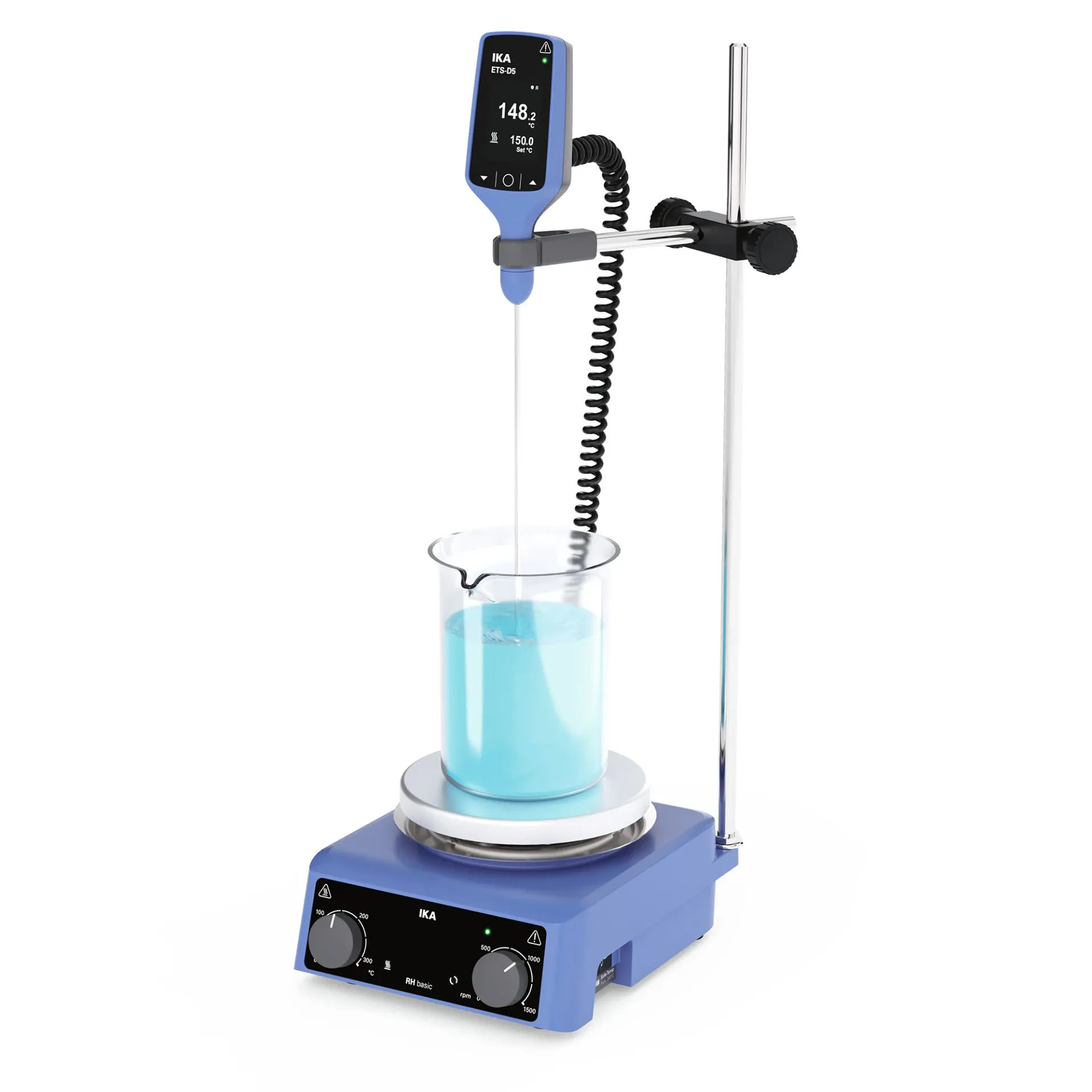 Magnetomrörare, RH basic paket, IKA, komplett paket med temperatursensor, 310°C, 1500 rpm