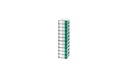 Classic rack frysbox, TENAK, 50 mm boxar, h:609 x b:140 x d:140 mm, 11 boxar