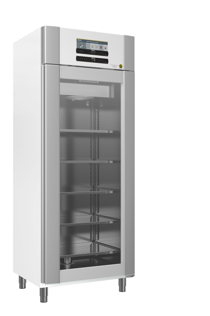 [4924081] Kylskåp, GRAM ExGuard ER600W, -2/+20°C, 614L, glasdörr, 5 hyllor, vit