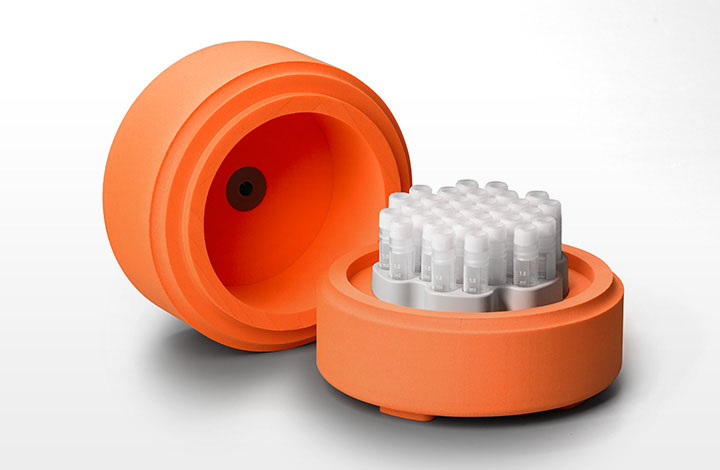 [4929012] CoolCell FTS30 t. 30 x 1,0/2,0 ml kryorör, orange