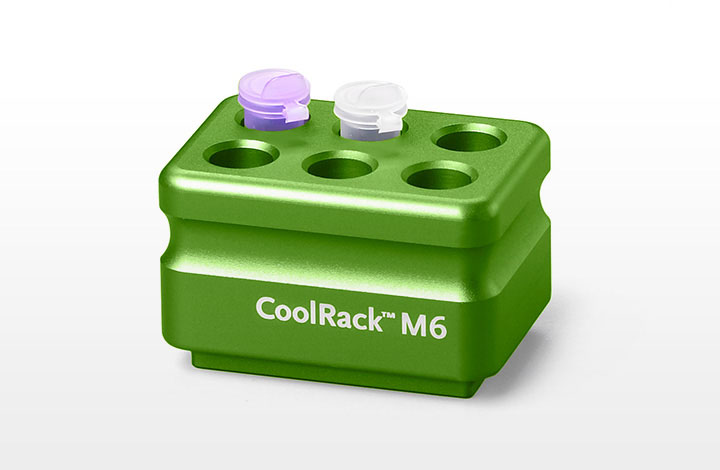 [4929161] BioCision CoolRackM6 t. 6x1,5-2,0ml mikrorör,grön
