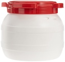 UN-godkänd behållare, PE-HD, Ø198x175 mm, 3600 ml