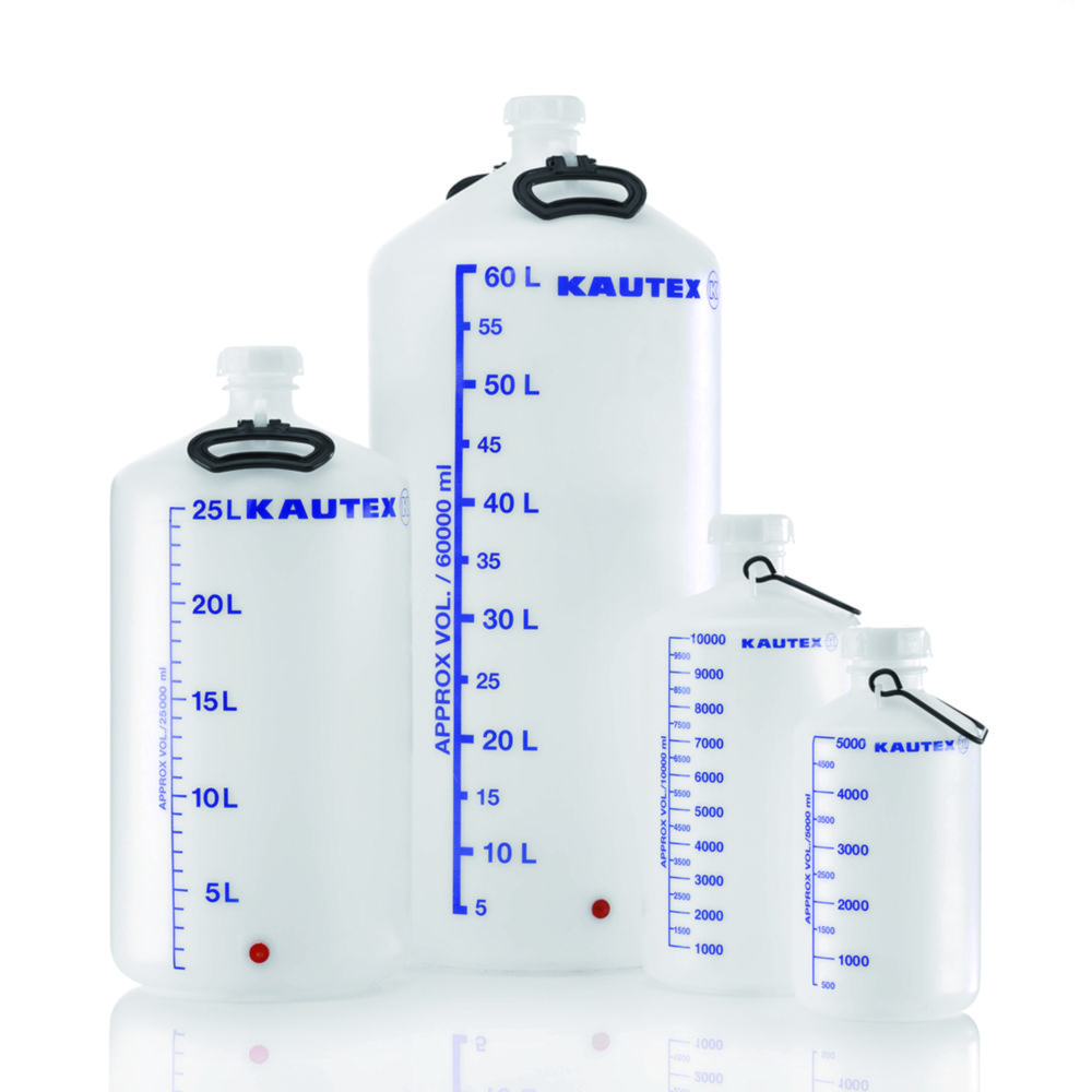 Dunk, PE-HD, rund, utan gänghål, 5 liter