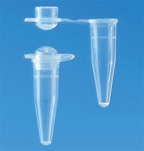 Brand PCR-rör med runt lock, klart, 0,2 ml