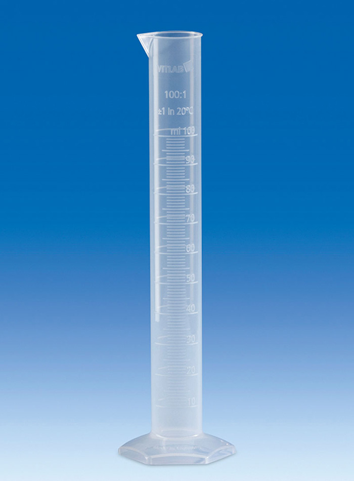Mätcylinder i PP, hög form, 1000 ml